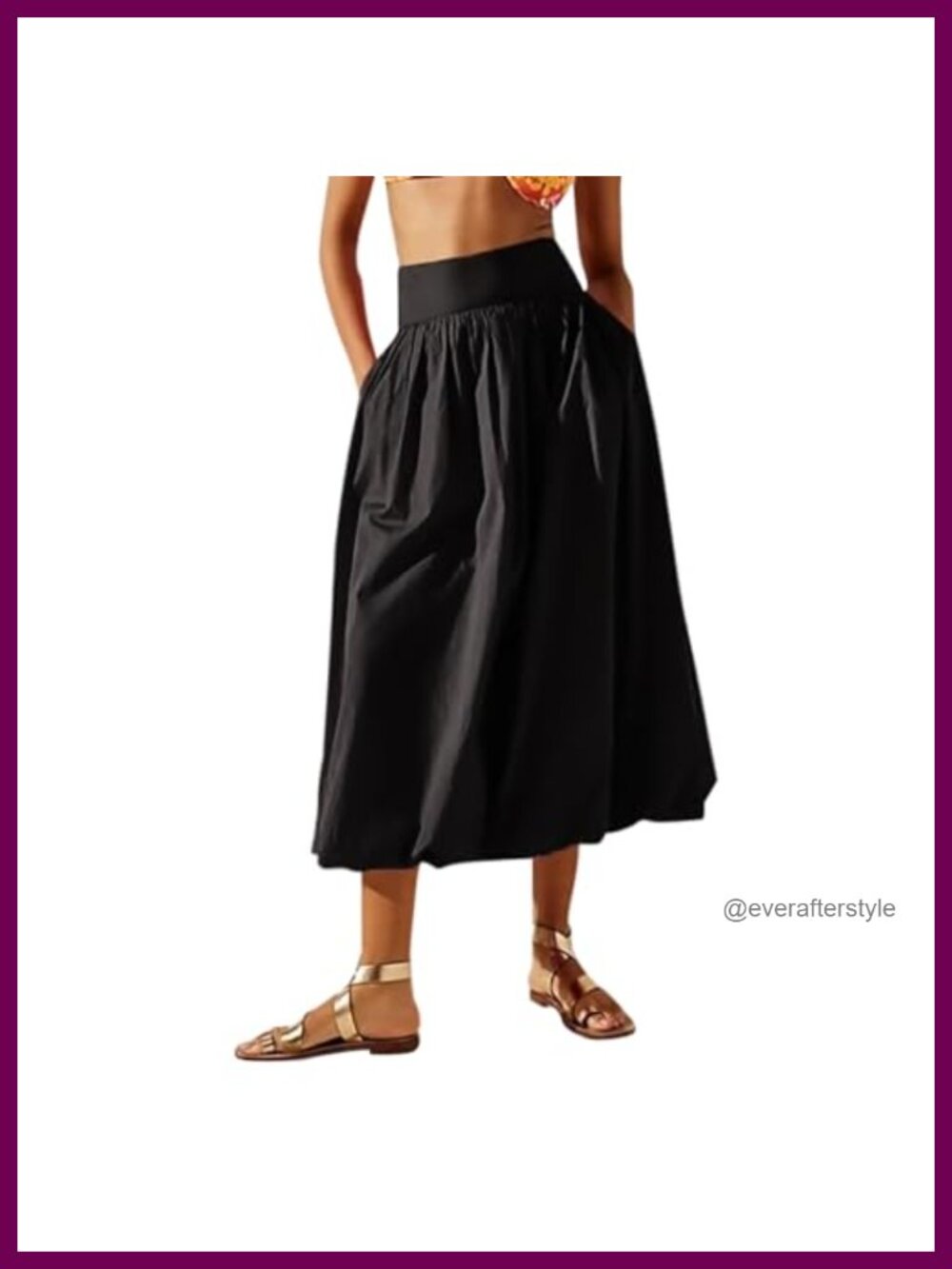 Women Y2K Bubble Maxi Skirt Low Waist A Line Ruffle Pleated Long Skirt
